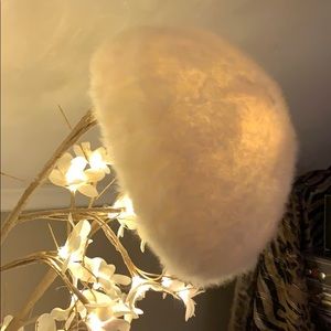 Vintage White Kangol Angora Beret